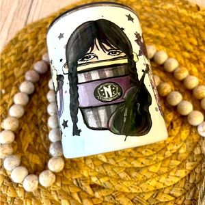 Adams family Wednesday mini tumbler